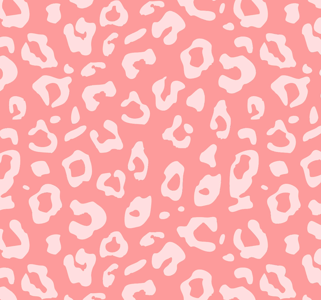 Covor vinil roz cu textură de leopard - TenStickers