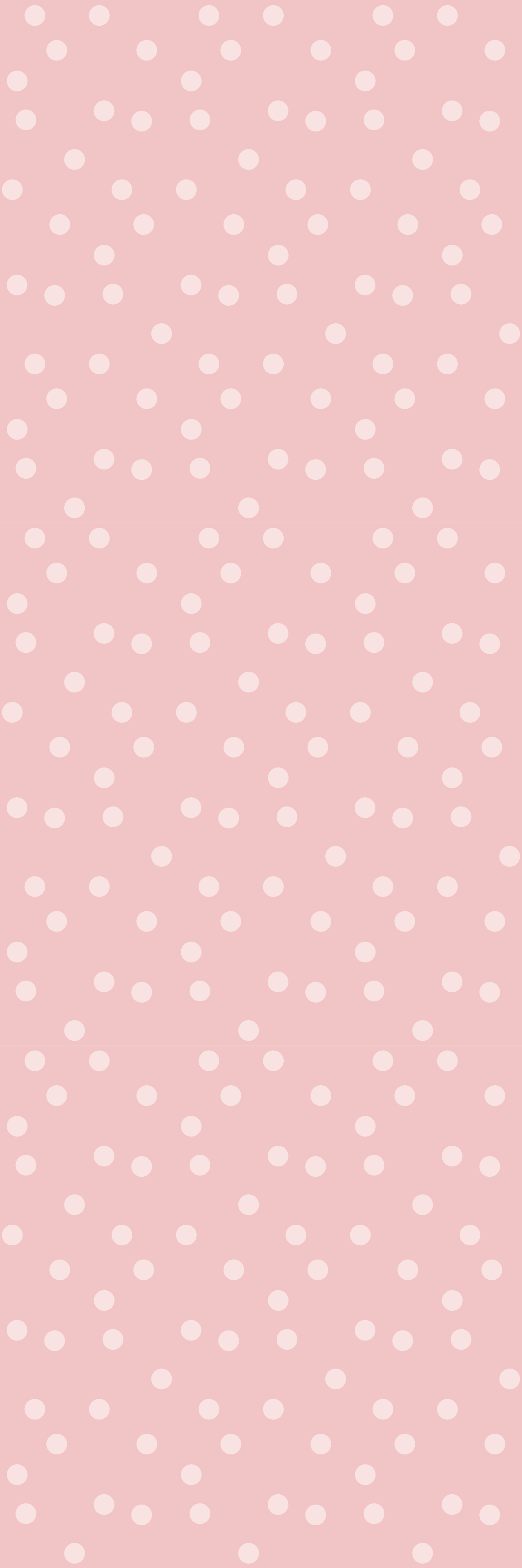Covor vinil roz cu puncte pastelate delicate - TenStickers