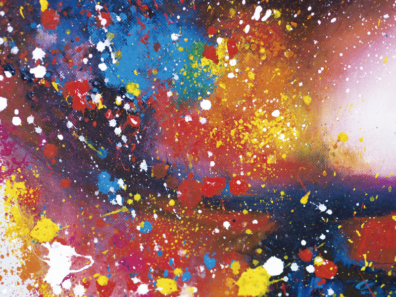 Covor de vinil pictură abstractă modernă - TenStickers