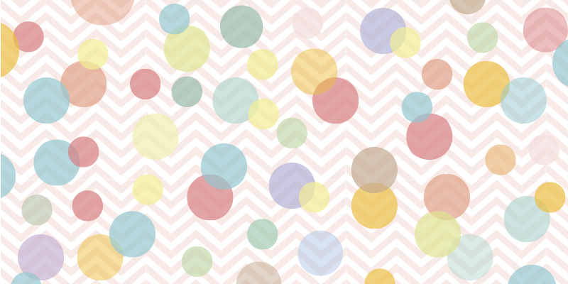 Polka dots nuante pastel copii covor vinil - TenStickers