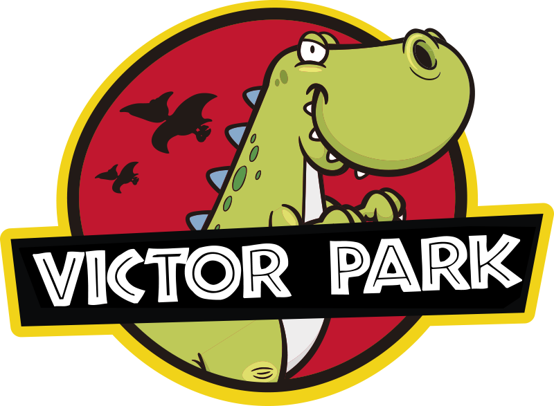 Covor vinil personalizat parcul jurassic pentru copii - TenStickers