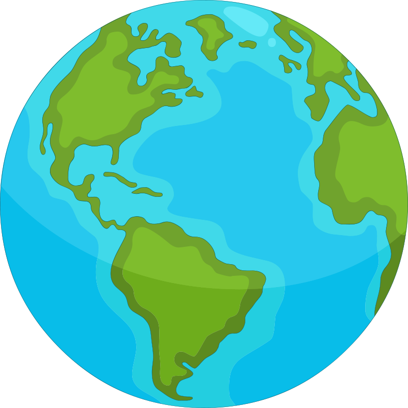 Covor de vinil harta lumii harta lumii educaționale - TenStickers