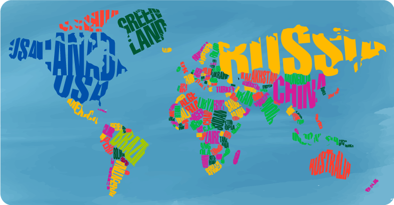 Covoare de vinil superbe țări colorate - TenStickers