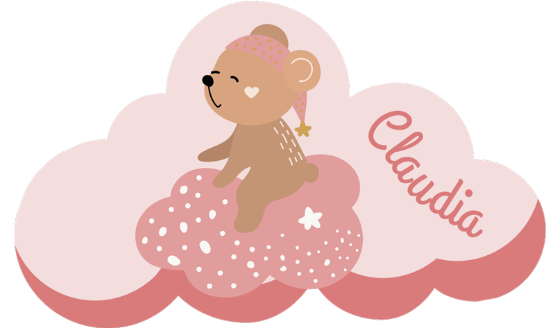 Covor personalizat din vinil roz pentru copii - TenStickers