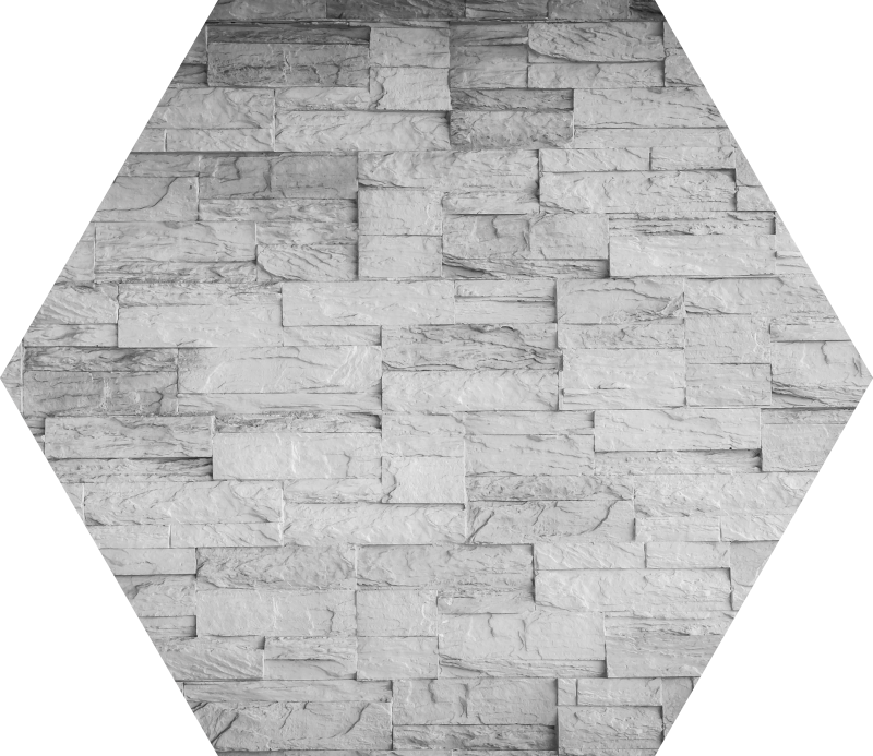 Covor din piatră de vinil cu textură hexagonală - TenStickers