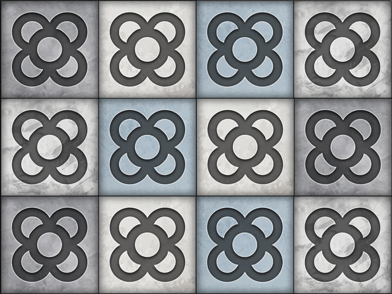 Gresie stradală barcelona stil covor de vinil modern - TenStickers