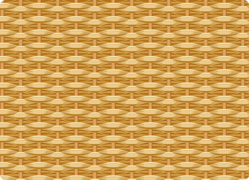 Covor de vinil cu textură împletită din lemn - TenStickers