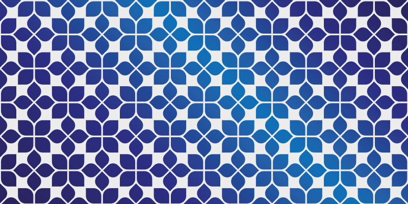 Covor de vinil geometric plăci geometrice decolorate - TenStickers