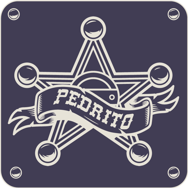 Covor de vinil cu nome emblema personalizata - TenStickers