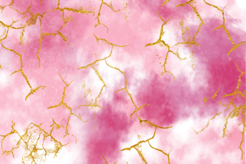 Covor de vinil marmura eleganță roz marmorată - TenStickers