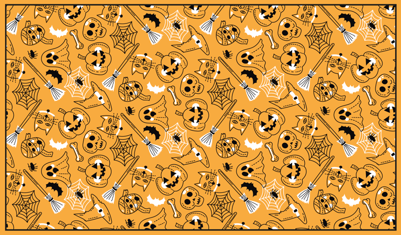 Covor de vinil Halloween halloween înfricoșător - TenStickers