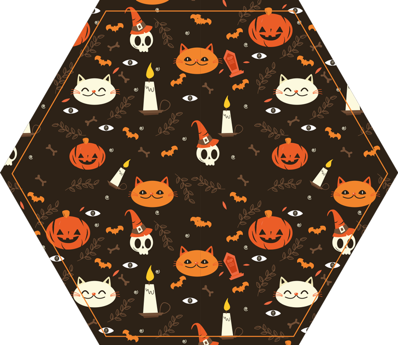 Covor de vinil halloween model festiv de halloween - TenStickers