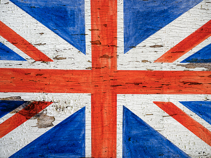 Covor de vinil harta lumii union jack în dificultate - TenStickers