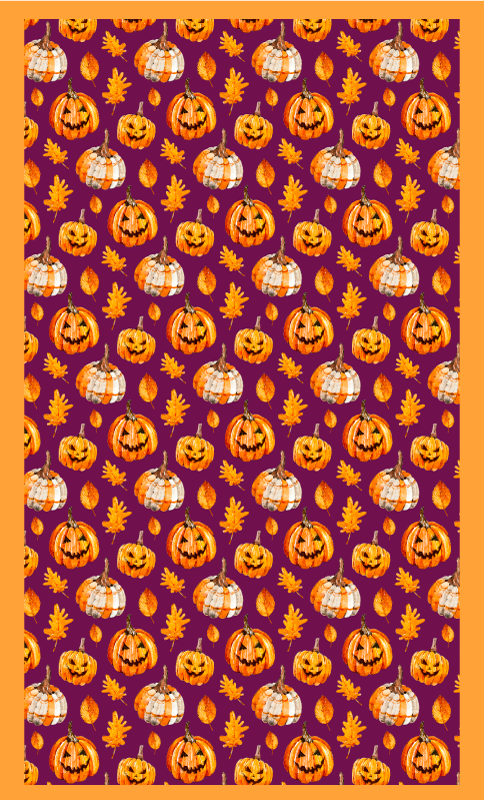 Covor de vinil de halloween dovleci - TenStickers