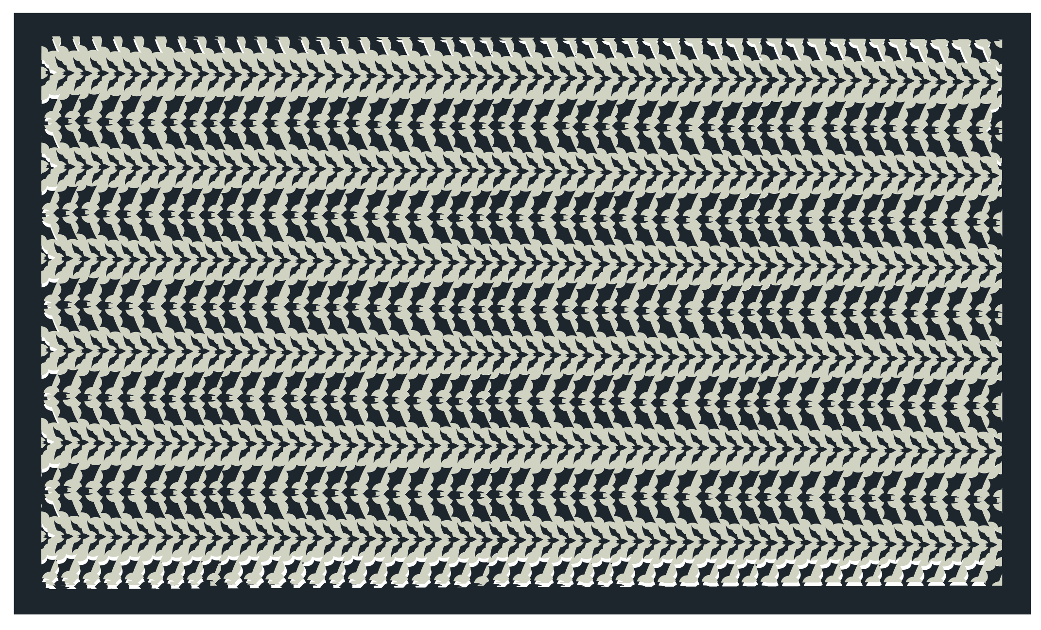 Covor vinil vărgat complexitate chevron - TenStickers