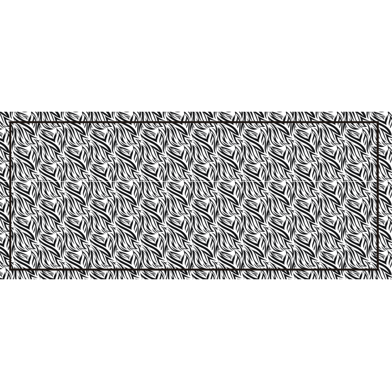 Covor de vinil cu imprimeu zebra - TenStickers