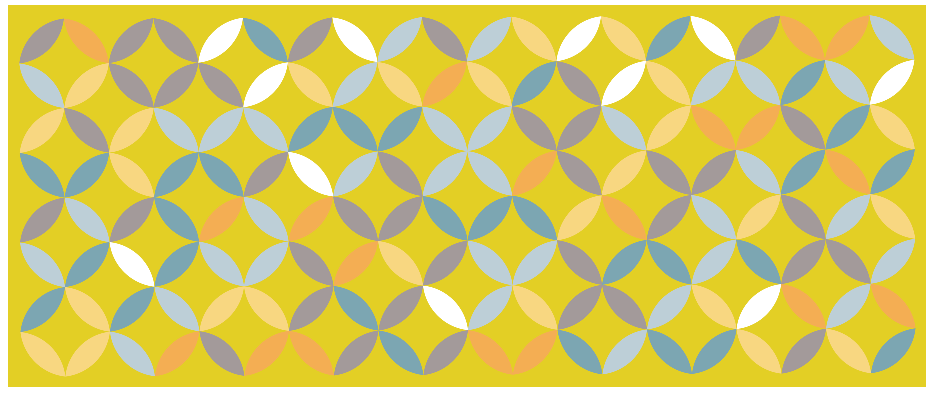 Covor de vinil geometric compoziție geometrică abstractă - TenStickers