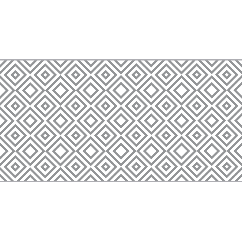 Covor panoramic pătrate gri pătrat modern din vinil - TenStickers