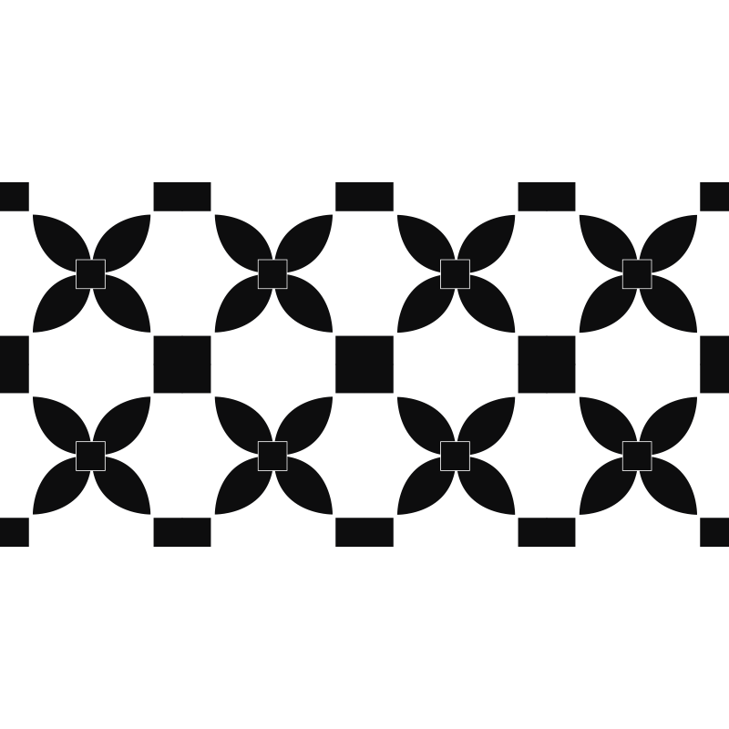 Covor de stradă din vinil negru imprimat gresie neagră - TenStickers