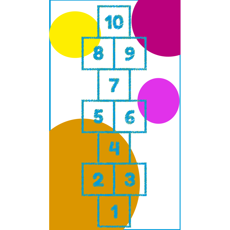 Covor pentru copii joc saltea covor de vinil - TenStickers