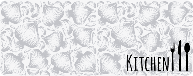 Covor de vinil furculiță și cuțit covor personalizat - TenStickers