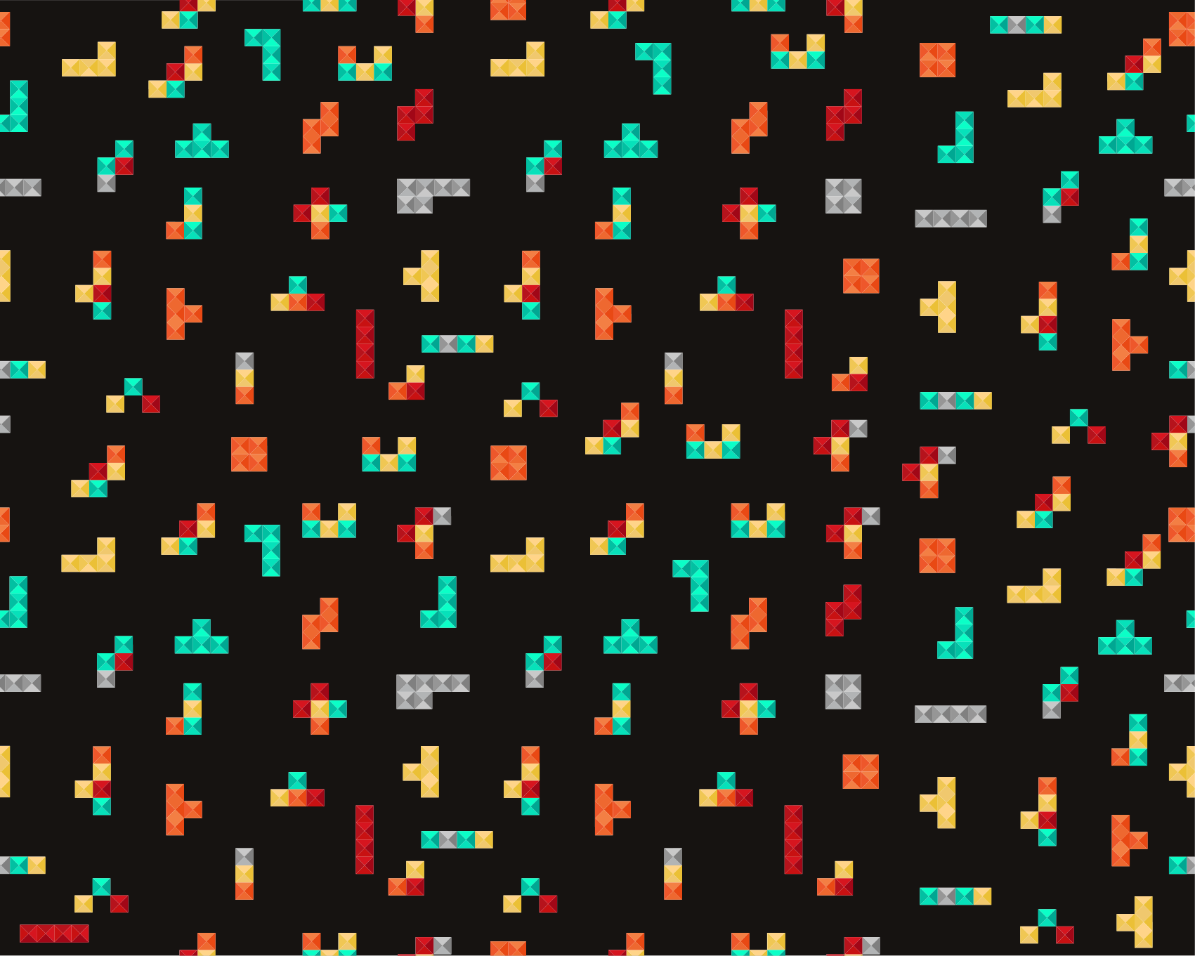 Covor retro din vinil vintage tetris - TenStickers