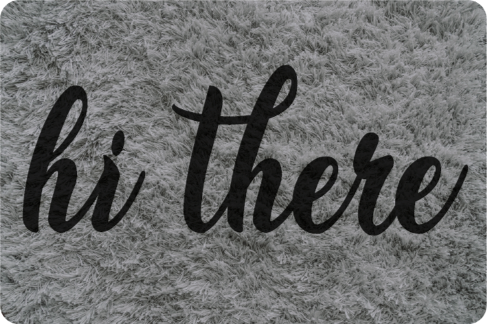 Covoare de vinil cu fraze salut decor - TenStickers