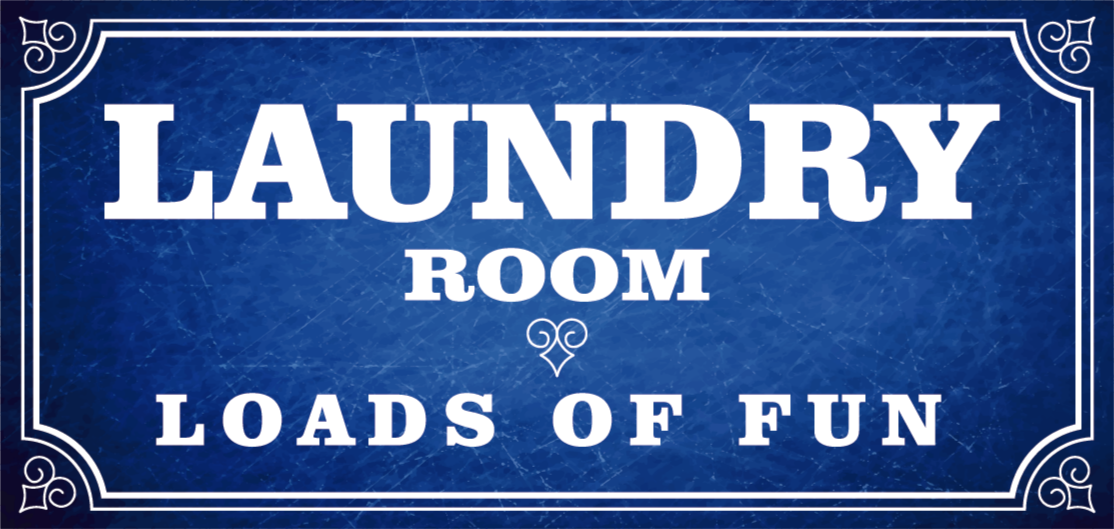 Covoare de vinil cu fraze distracție în spălătorie - TenStickers