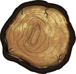 Covor de vinil trunchi rupt parchet din lemn - TenStickers