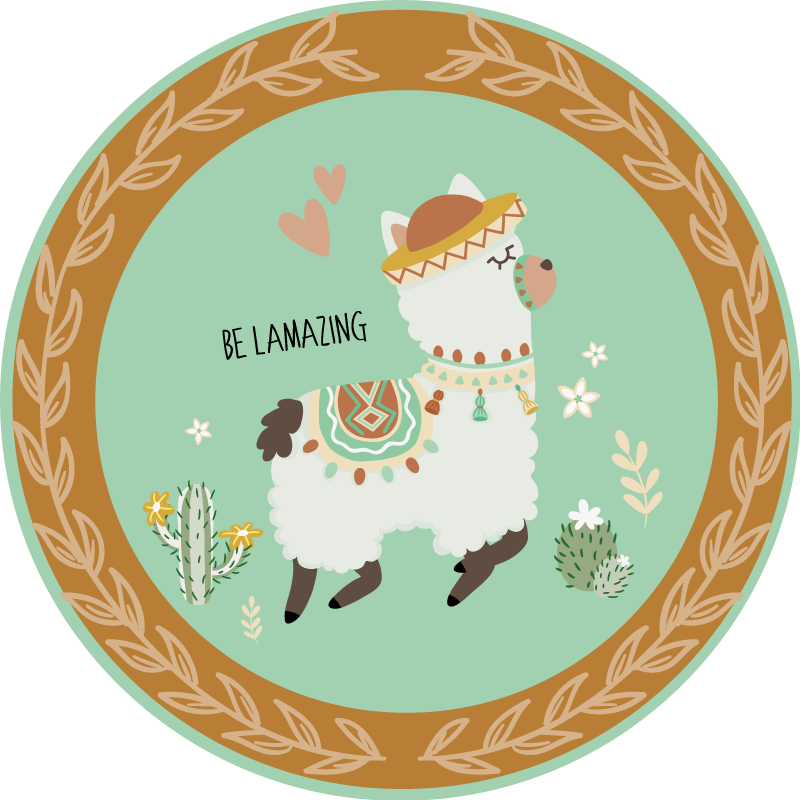 Covor vinil animal fi lamazing - TenStickers