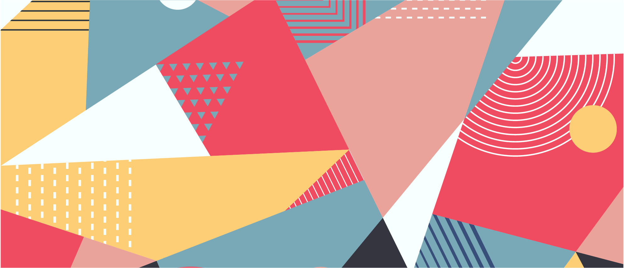 Covor modern geometric colorat - TenStickers