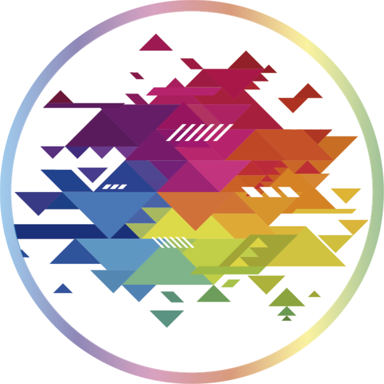 Covor de vinil geometric forme geometrice colorate - TenStickers