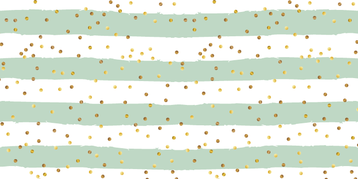 Confetti aurii pe dungi covor modern - TenStickers