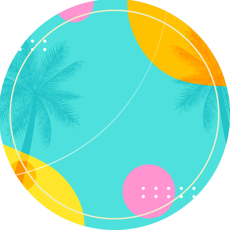 Amintiri de vară covor modern - TenStickers