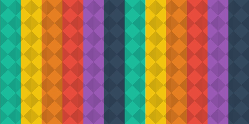 Covor modern diamante colorate - TenStickers