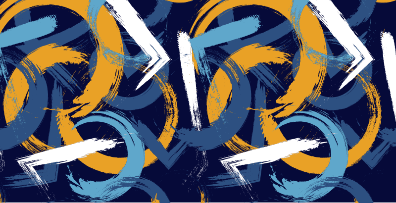 Covor de vinil geometric vârtejuri abstracte - TenStickers