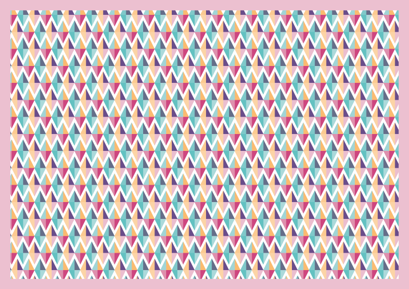 Covor de vinil pentru baie alergător cu model geometric - TenStickers