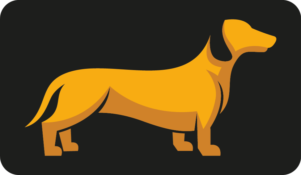 Covor vinil animal silueta canină - TenStickers