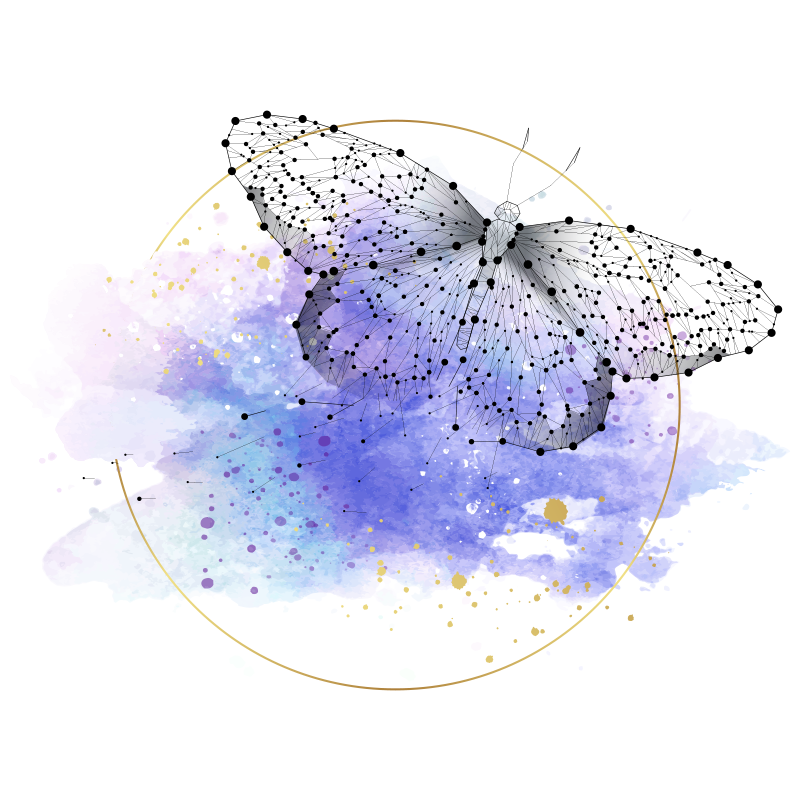 Covor de vis fluture animal - TenStickers