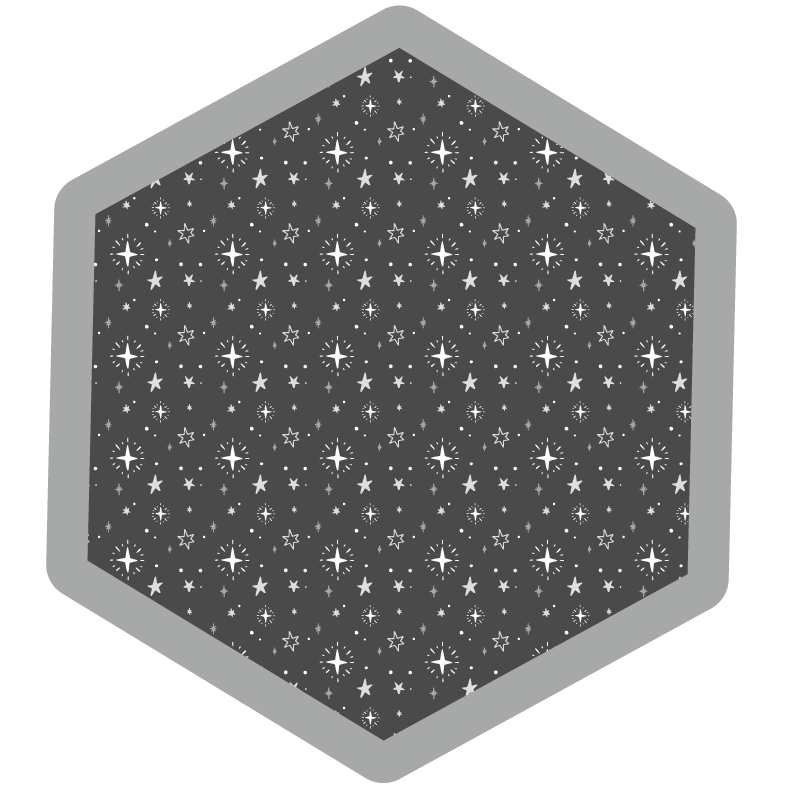 Covor gri stele pentru copii spălat - TenStickers