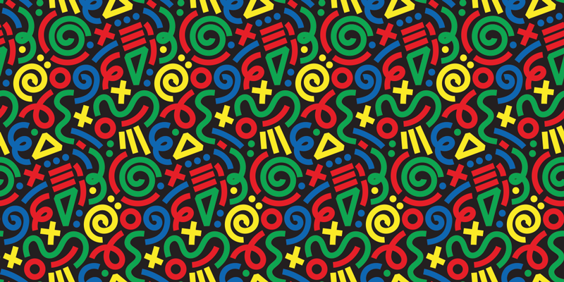 Covor de vinil jocuri model de puzzle vibrant - TenStickers