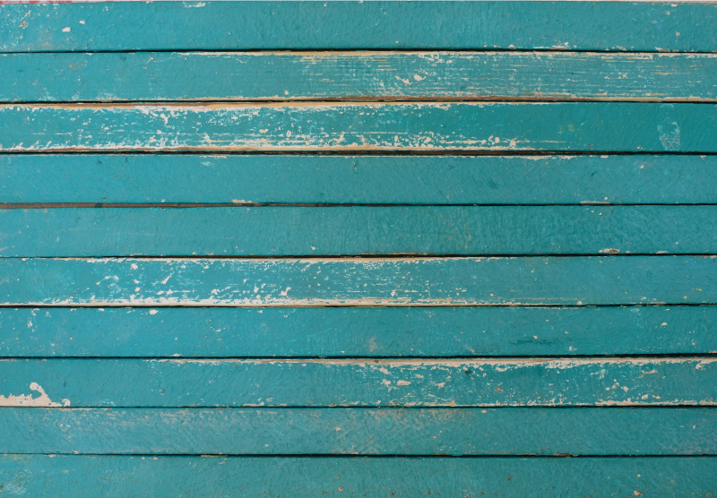 Covor vechi din vinil cu efect de lemn albastru - TenStickers