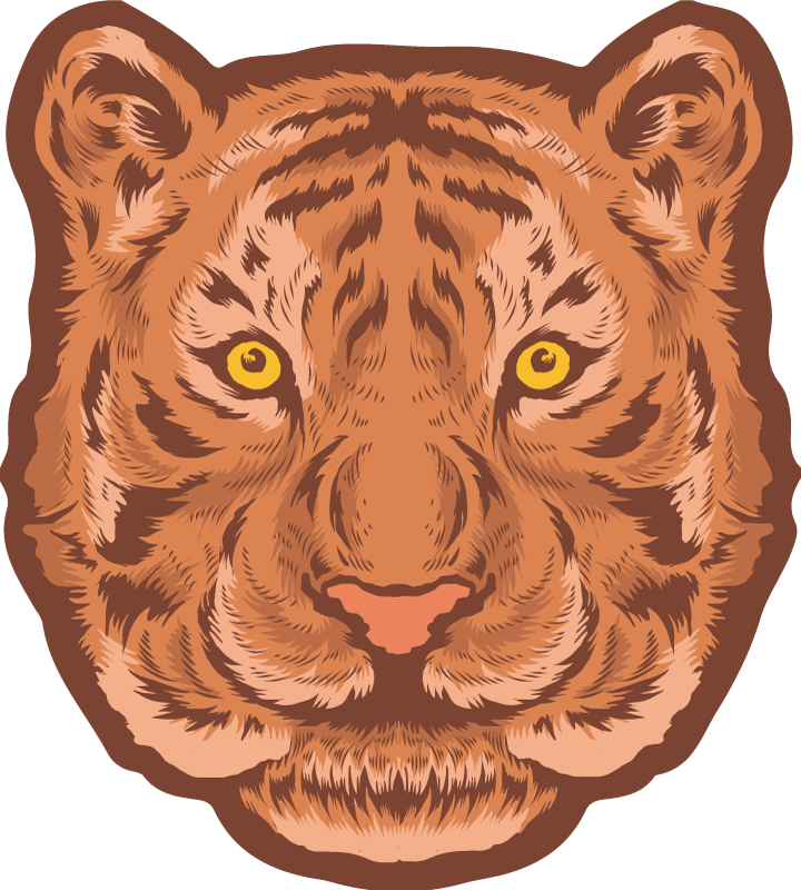 Covor tigla emblema animal vinil - TenStickers