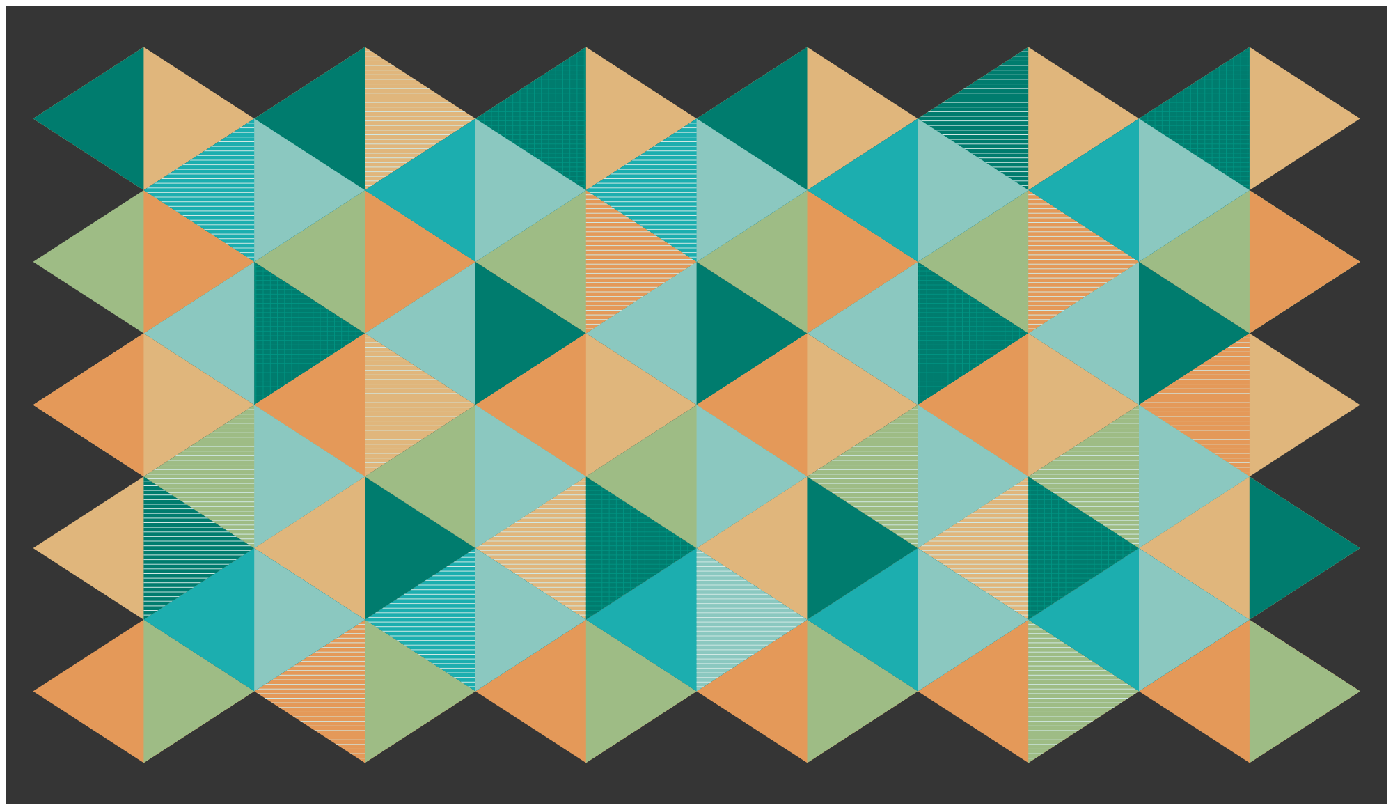 Covor de vinil geometric compoziție cu model geometric - TenStickers