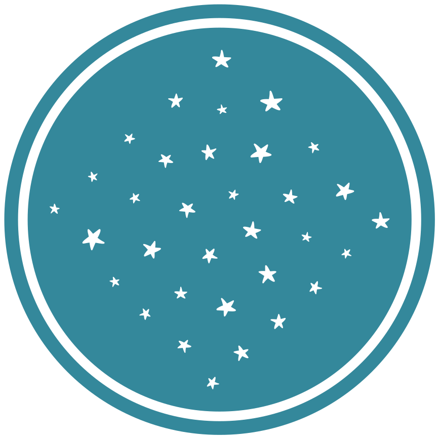 Covor de vinil stele motiv stelar - TenStickers