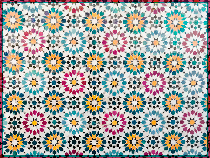 Pardoseală din mozaic mediteranean - TenStickers