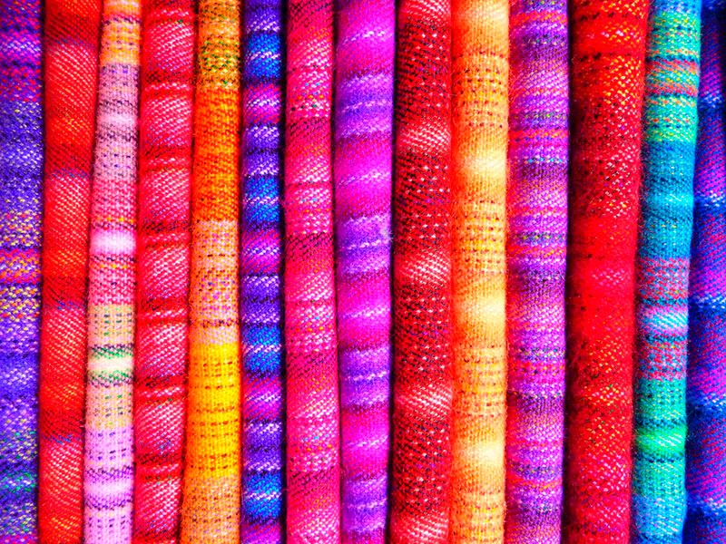 Covor din vinil cu dungi de țesături colorate - TenStickers