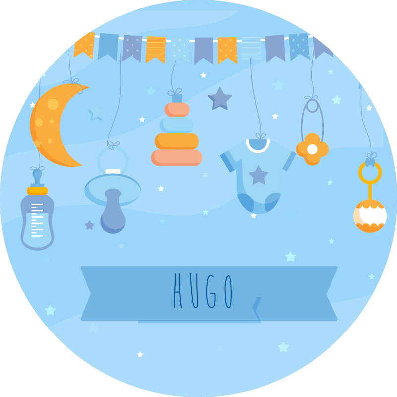 Covor de vinil pepiniere decor personalizat pepinieră - TenStickers