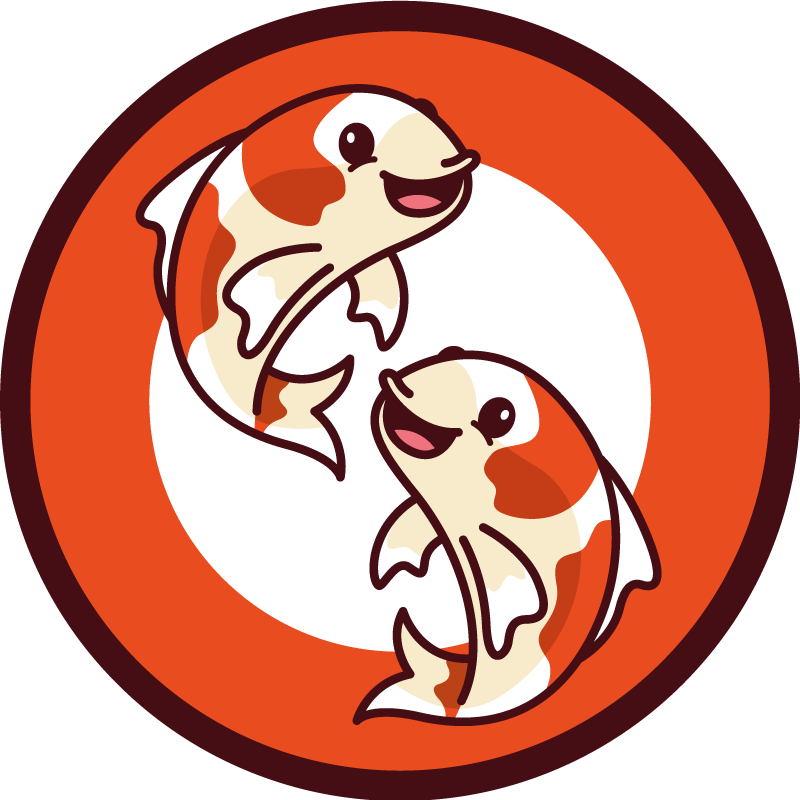 Covor anime koi pește animal - TenStickers