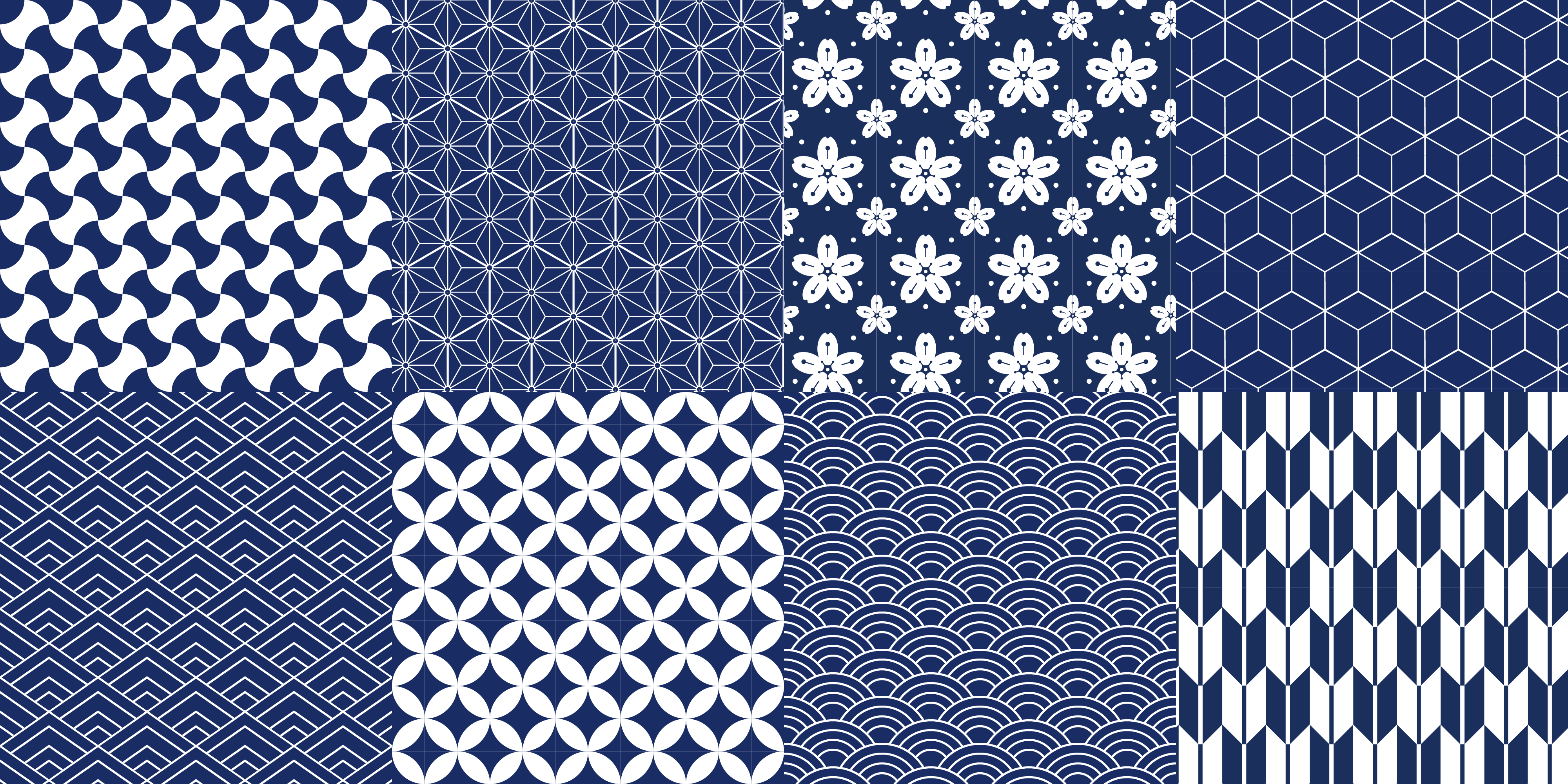 Covor complex din vinil cu gresie albastră și albă - TenStickers